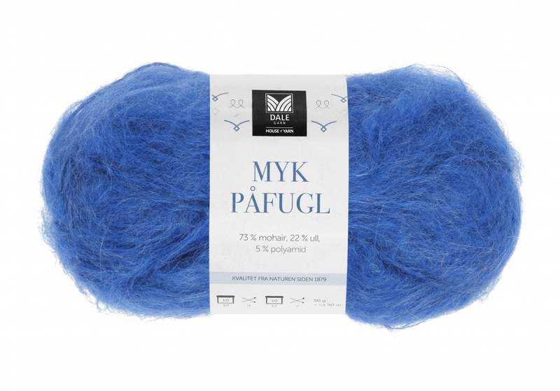 Myk Påfugl - 5437 Kongeblå