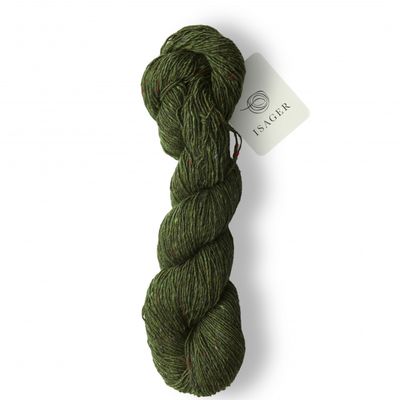 ISAGER Tweed Bottle Green