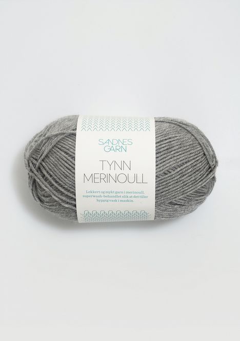 Hovedbilde Tynn Merinoull - 1042 Gråmelert