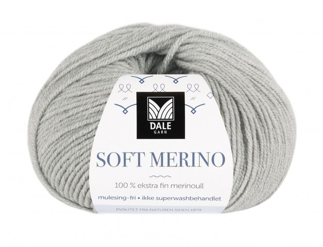 Hovedbilde Soft Merino - 3002 Lys grå melert