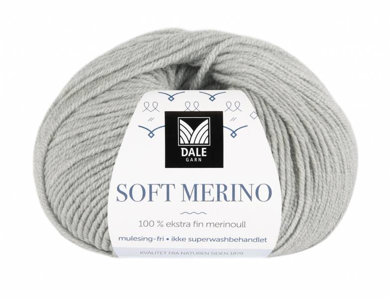 Soft Merino - 3002 Lys grå melert