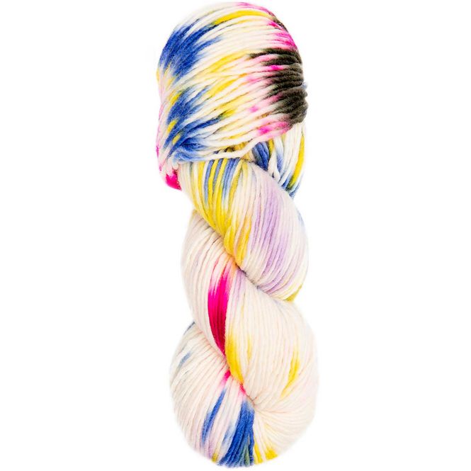Hovedbilde Hand Dyed Happ. CHUNKY - 005 Fuchsia/Yellow