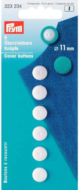 Hovedbilde Prym Overtrekksknapper 15 mm