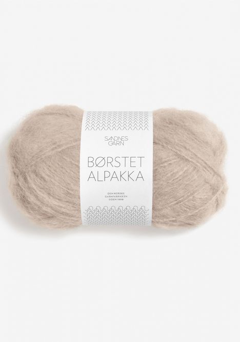 Hovedbilde Børstet Alpakka - 3021 Beige
