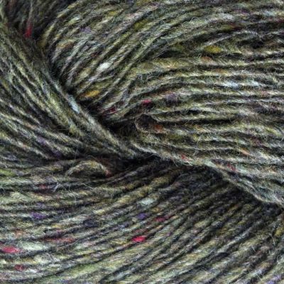 ISAGER Tweed Bottle Green