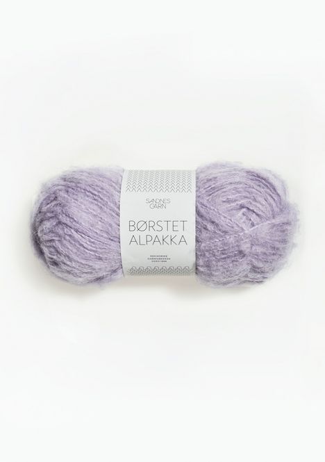 Hovedbilde Børstet Alpakka - 5043 Lilla