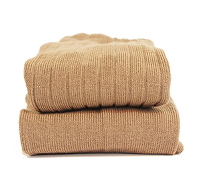 Hovedbilde Ribbet tights, 326 - CAMEL