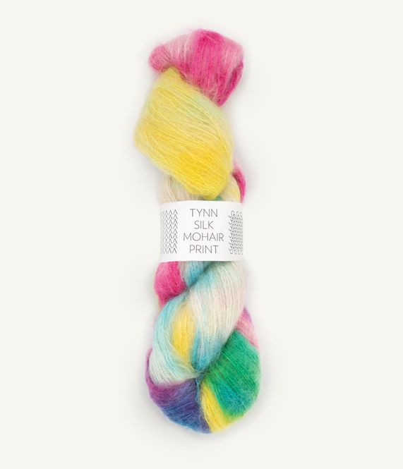 Hovedbilde Tynn Silk Mohair Print - 4665 Tutti frutti