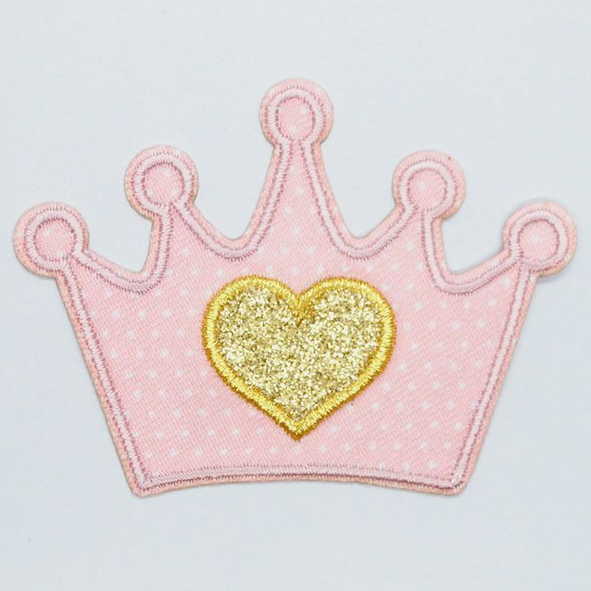 Hovedbilde Motiv - Krone, rosa (7,8 x 5,7 cm)