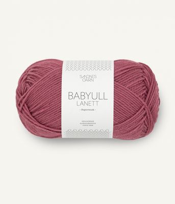 Lanett - 4244 Mørk Gammelrosa 