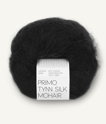 Primo Tynn Silk Mohair - 1099 Svart